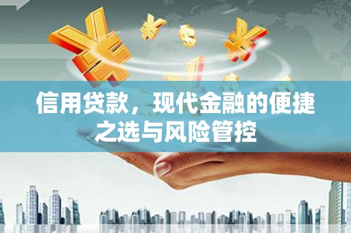 七里河信用贷款，现代金融的便捷之选与风险管控