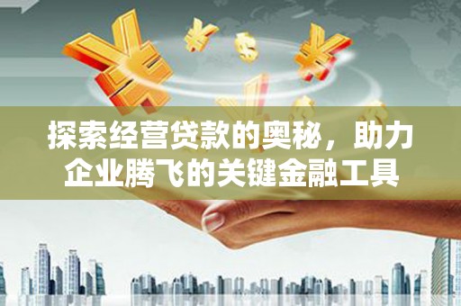 七里河探索经营贷款的奥秘，助力企业腾飞的关键金融工具