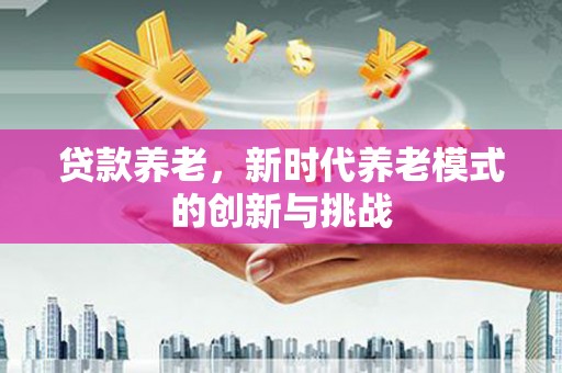 七里河贷款养老，新时代养老模式的创新与挑战