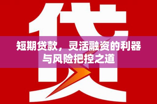 七里河短期贷款，灵活融资的利器与风险把控之道
