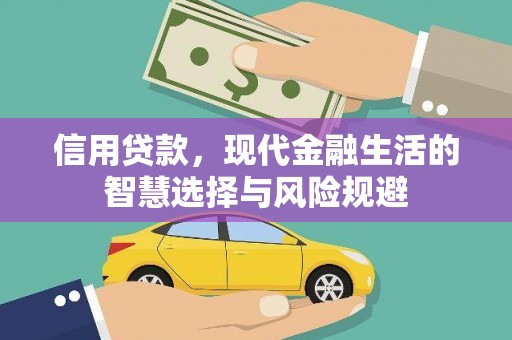 七里河信用贷款，现代金融生活的智慧选择与风险规避