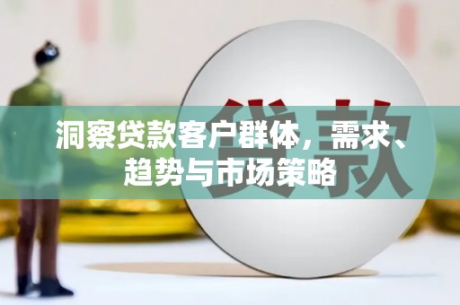 七里河洞察贷款客户群体，需求、趋势与市场策略