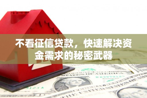七里河不看征信贷款，快速解决资金需求的秘密武器