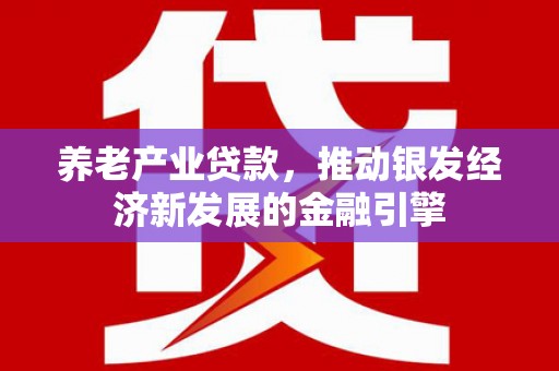 七里河养老产业贷款，推动银发经济新发展的金融引擎