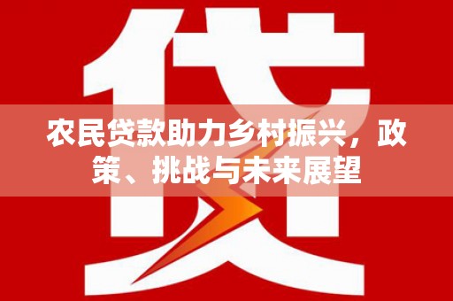 七里河农民贷款助力乡村振兴，政策、挑战与未来展望