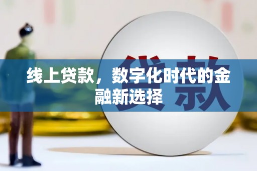 七里河线上贷款，数字化时代的金融新选择