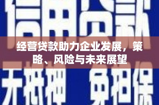 七里河经营贷款助力企业发展，策略、风险与未来展望