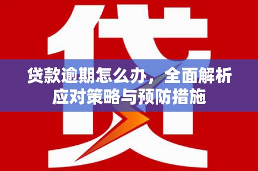 七里河贷款逾期怎么办，全面解析应对策略与预防措施