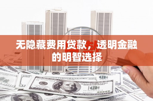 七里河无隐藏费用贷款，透明金融的明智选择