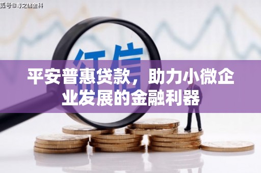 七里河平安普惠贷款，助力小微企业发展的金融利器