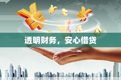 七里河透明财务，安心借贷