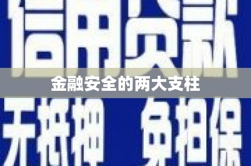 七里河金融安全的两大支柱