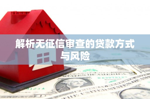 七里河解析无征信审查的贷款方式与风险