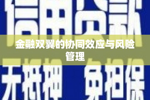 七里河金融双翼的协同效应与风险管理