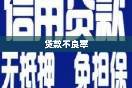 七里河贷款不良率